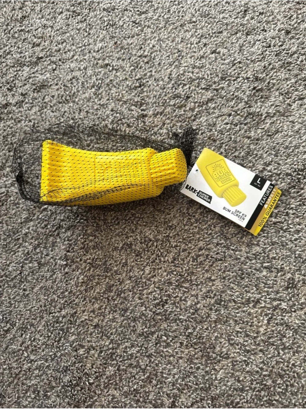 Bark SPF K9 Bum Screen Super Chewer Dog Toy